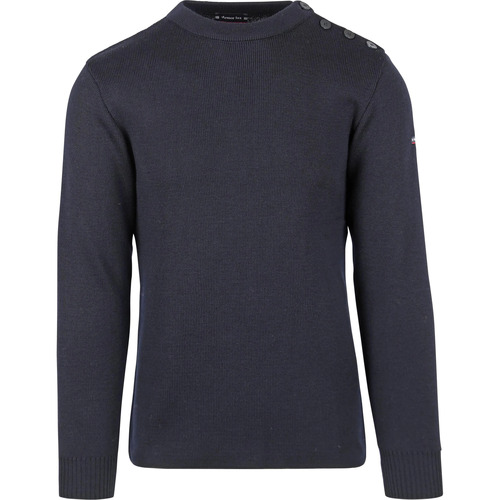 Vêtements Homme Sweats Collection Lux Paimpol Pull laine marine Bleu