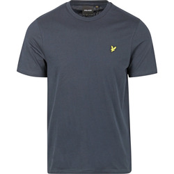 Vêtements Homme T-shirts & Polos Lyle And Scott Lyle & Scott T-Shirt Marine Coupe Moderne Bleu
