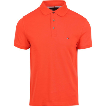 Vêtements Homme Dotted Collared Polo Shirt Tommy Hilfiger Polo 1985 Sun Kissed Rouge Rouge