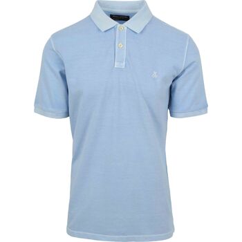 Vêtements Homme debossed logo cotton polo shirt Marc O'Polo Polo Faded Bleu Clair Bleu