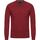Vêtements Homme Sweats Casa Moda Pull Col-V Bordeaux Rouge