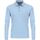 Vêtements Homme T-shirts & Polos Casa Moda Polo Manches Longues Bleu Clair Bleu