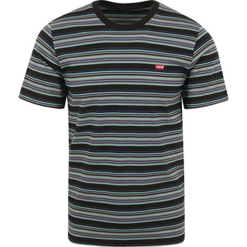 Vêtements Homme T-shirts & Polos Levi's T-shirt Rayures Noire Noir
