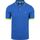 Vêtements Homme T-shirts & Polos Sun68 Polo Petites Rayures Bleu Bleu