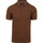 Vêtements Homme T-shirts & Polos Sun68 Polo Petites Rayures Collar Marron Marron