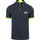Vêtements Homme T-shirts & Polos Sun68 Polo Logo Fluo Marine Bleu