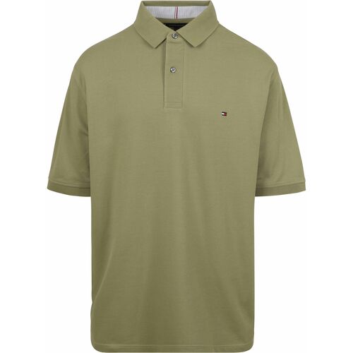Vêtements Homme Dotted Collared Polo Shirt Tommy Hilfiger Polo  Big And Tall - Vert Vert