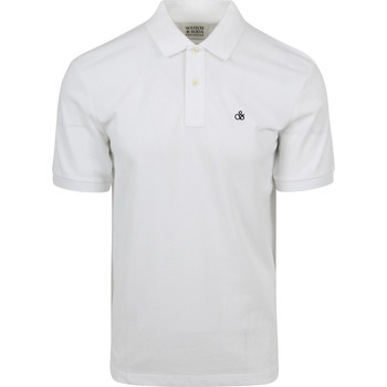 Vêtements Homme T-shirts & Polos cotton mesh long sleeve polo teens Polo  blanc Blanc