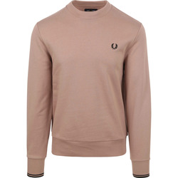 Vêtements Homme Sweats Fred Perry Pull Logo Vieux Rose Rose