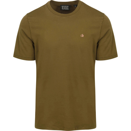 Vêtements Homme T-shirts & Polos Structured Stripe Pocket T Structured Stripe Pocket T T-Shirt Jersey Vert Olive Vert