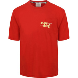 Vêtements Homme T-shirts & Polos Scotch & Soda Scotch & Soda T-Shirt Artwork Rouge Rouge