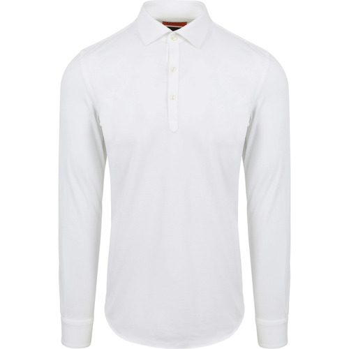Vêtements Homme T-shirts & Polos Suitable Camicia Polo Blanche Blanc