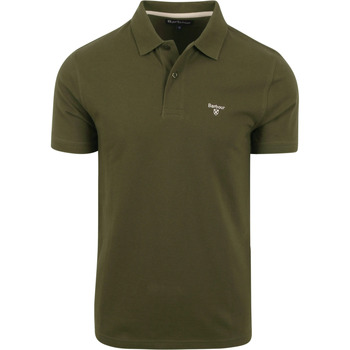 Vêtements Homme T-shirts & Polos Barbour Poloshirt Vert Foncé Vert
