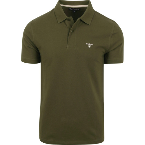 Vêtements Homme Printemps / Eté Barbour Poloshirt Vert Foncé Vert