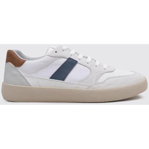 Chaussures Homme Baskets basses Geox U AFFILE B - SIN.STROPIC+NYLON Blanc