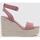 Chaussures Femme Sandales et Nu-pieds Calvin Klein Jeans WEDGE SANDAL SU MG BTW Rose