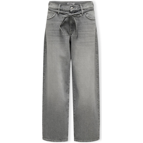 Vêtements Femme Jeans droit Only Gianna Jeans - Medium Grey Denim Gris