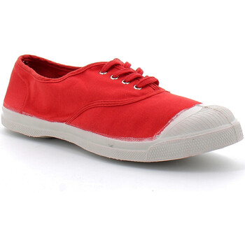 Chaussures Femme Tennis Bensimon lacet Rouge