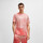 Vêtements Homme T-shirts & Polos BOSS T-SHIRT REGULAR FIT  ROUGE EN MESH IMPRIMÉ AVEC LOGO TEE Rouge