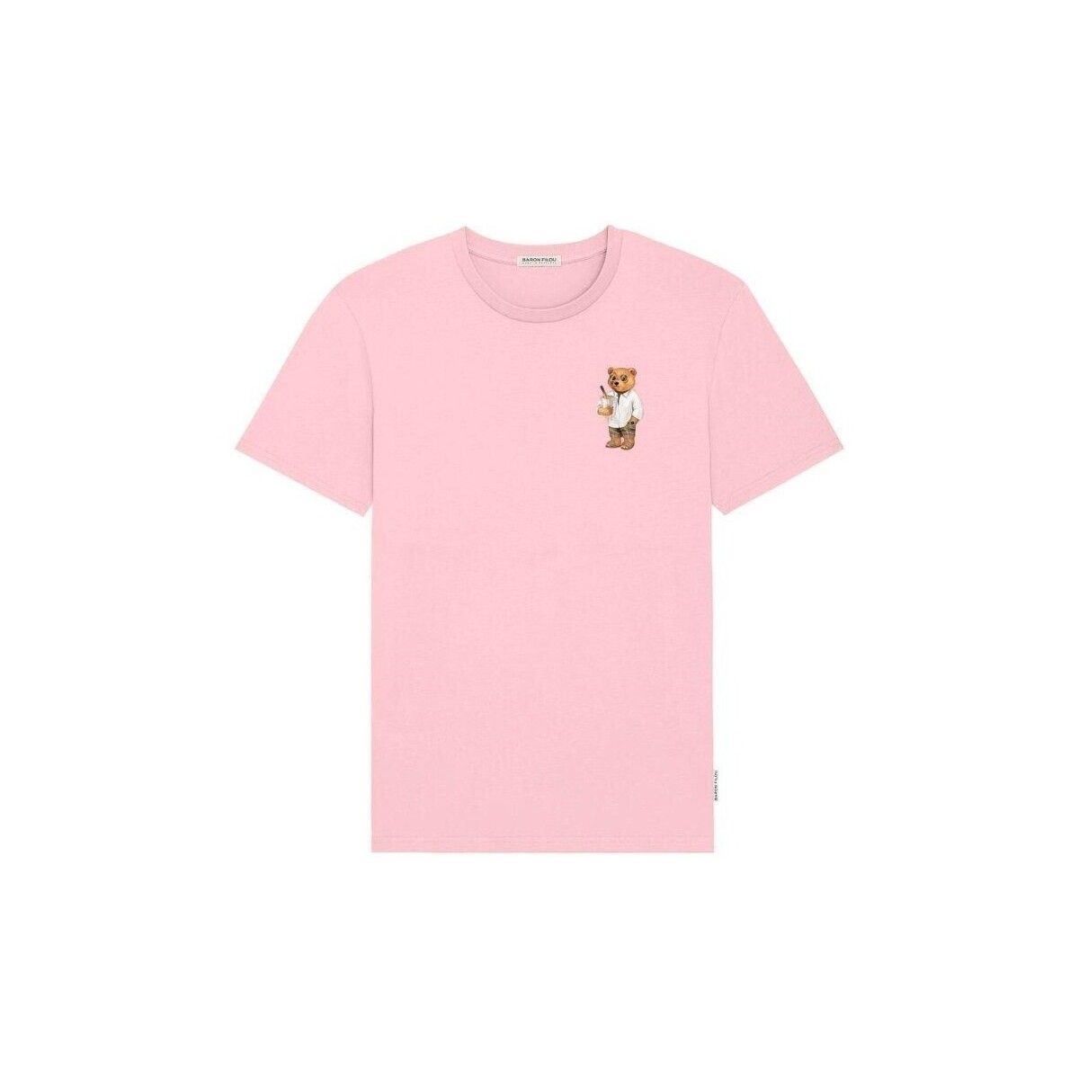 Vêtements Homme T-shirts manches courtes Baron Filou ORGANIC LXXIX THE SEASIDE SIPPER Rose