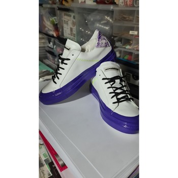 Chaussures Femme Baskets basses Garage Basket garage violette Blanc