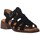 Chaussures Femme Sandales et Nu-pieds Rks BINKA 02 Noir