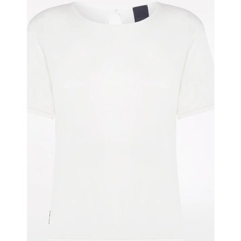Vêtements Femme ellesse Boyfriend T-shirt in kaki Diesel DxD logo patch suede jacketcci Designs S24708 Blanc