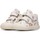 Chaussures Fille Baskets montantes Naturino Chaussures premiers pas en cuir COCOON VL Blanc
