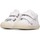 Chaussures Fille Baskets montantes Naturino Chaussures premiers pas en cuir avec imprimé floral COCOON VL Blanc