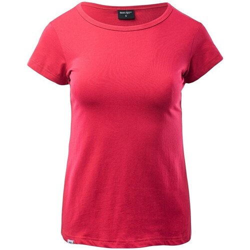 Vêtements Femme T-shirts manches longues Hi-Tec IG308 Rouge