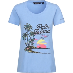 Vêtements Femme T-shirts manches longues Regatta Filandra VIII Bleu