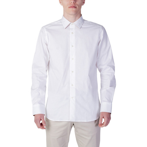 Vêtements Homme Chemises manches longues Alviero Martini U 1312 UE43 Blanc