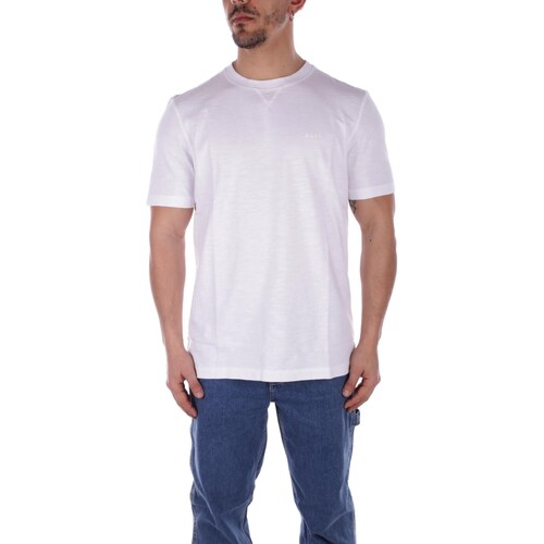Vêtements Homme T-shirts manches courtes BOSS 50511158 Blanc