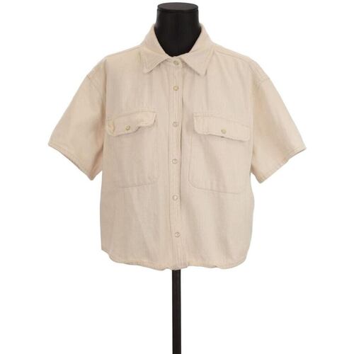 Vêtements Femme mens cargo shirts American Vintage Chemise en coton Beige