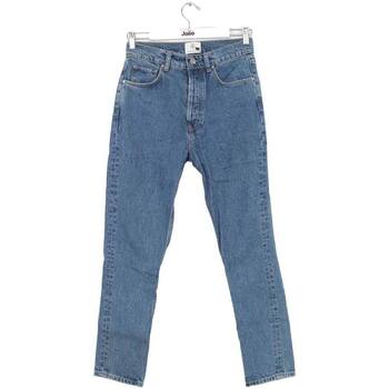 jeans anine bing  jean slim en coton 