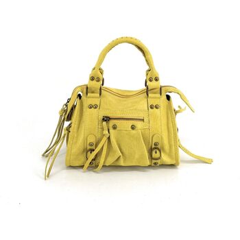 Sacs Femme Borsa Cannage Lady Dior tote Pre-owned Oh My Bag SANDSTORM MINI Jaune