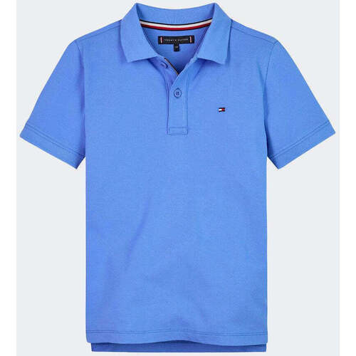 Vêtements Garçon T-shirts & Polos tommy AW0AW11333 Hilfiger  Bleu