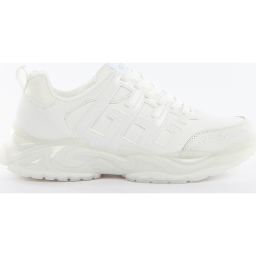 Chaussures Homme Baskets basses Guess Belluno Blanc