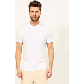 Vêtements Homme T-shirts & Polos EAX T-shirt coupe classique avec col rond Blanc