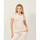 Vêtements Femme T-shirts & Polos Emporio Armani EA7 T-shirt à col rond  avec logo contrasté Rose