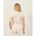 Vêtements Femme T-shirts & Polos Emporio Armani EA7 T-shirt à col rond  avec logo contrasté Rose
