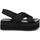 Chaussures Femme Tongs Calvin Klein Sort sæt med metalfarvet  Noir