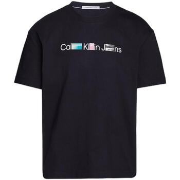 Vêtements Homme T-shirts manches courtes Calvin Klein Sneakers  Noir