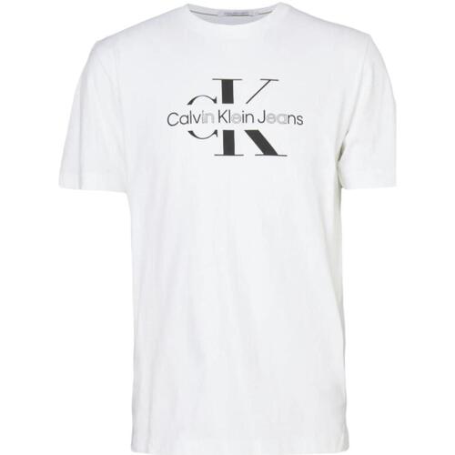 Vêtements Homme T-shirts Jackets courtes Calvin Klein Jeans  Blanc