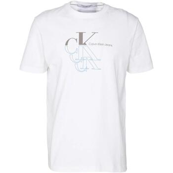 Vêtements Homme T-shirts Jackets courtes Calvin Klein Jeans  Blanc