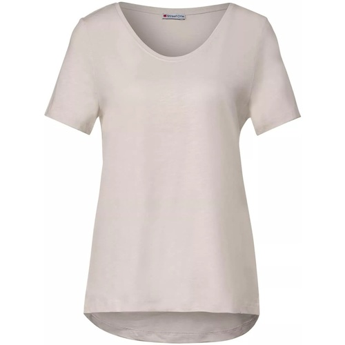 Vêtements Femme T-shirts manches courtes Street One 321104 Beige