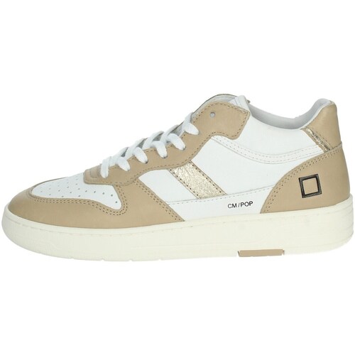 Chaussures Femme Baskets montantes Date W391-CD-PO-IN Blanc