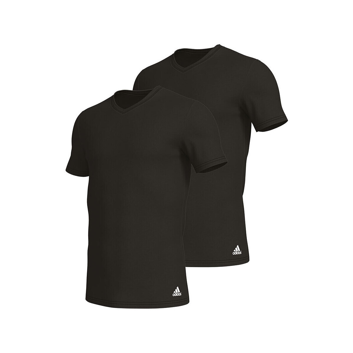 Vêtements Homme T-shirts manches courtes adidas Originals Lot de 2 tee-shirts homme Active Flex Cotton  Sport Noir
