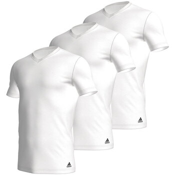 Vêtements Homme T-shirts manches courtes adidas Originals Lot de 3 tee-shirts homme Active Core Cotton  Sport Blanc