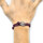Montres & Bijoux Homme Bracelets Anchor & Crew Bracelet Windsor Argent Et Corde Violet